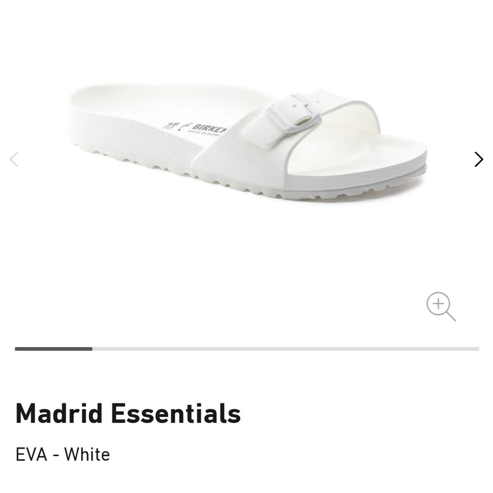 Birkenstock Madrid Essentials EVA White Sandals
